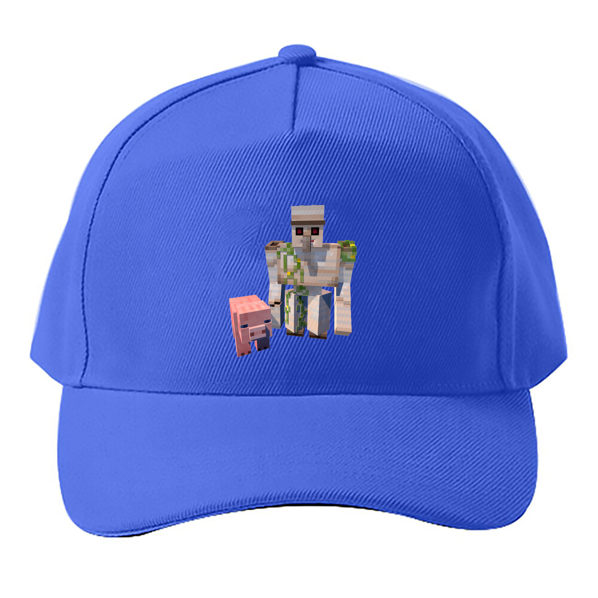 （画像用） マインクラフト ブロックの世界 Minecraft MC Block world ベースボールキャップ 綿100％ 男女兼用 帽子 スポーツ